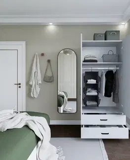 Šatňové skrine Šatníková skriňa Yaman 1600-042 - White