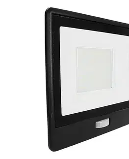 LED osvetlenie  LED Reflektor so senzorom LED/50W/230V 6500K IP65 čierna 20291