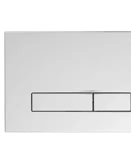 Záchody REA - Podomietkový Inštalačný Set Slim 024N pre WC s Tlačidlom HD Chrome KPL-E1561