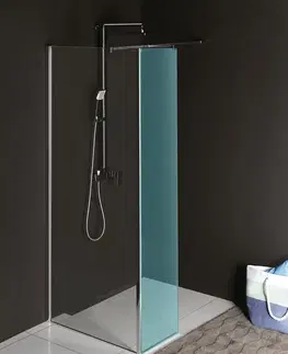 Sprchovacie kúty POLYSAN - MODULAR SHOWER stena na inštaláciu na múr, pre pripojenie príd. panelu, 800  MS2A-80