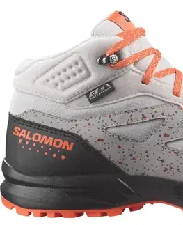 Vysoká outdoor obuv Salomon Outway Mid CSWP J Veľkosť: 31 EUR
