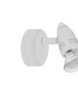 Svietidlá Eglo 780447 - LED Nástenné bodové svietidlo SABADELL 1xGU10/2,8W/230V 3000K biela 780447