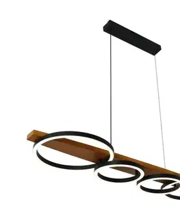 Svietidlá BRILAGI - LED závesný luster na lanku PLANK LED/35W/230V 4000K 30x100 cm, drevený BRJF0034P-4