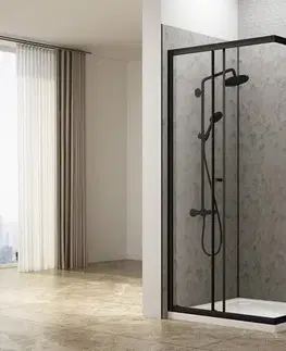 Sprchovacie kúty AQUALINE - DENIPAN obkladový panel 1200x2100, šedý betón DP1200GB