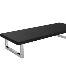 Kúpeľňový nábytok CERANO - Doska pod umývadlo Navira Pro + podperná konzola - čierna matná - 70x46x3,6 CER-6061205