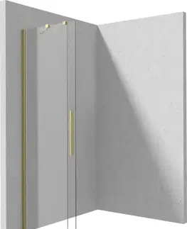 Sprchovacie kúty DEANTE - Prizma krátka ku kolmej stene/dlhá k paralelnej stene sprchová stena, walk-in, 80 cm - posuvná; KTJ_R38R