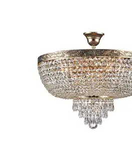 Svietidlá Maytoni DIA890-CL-06-G - Prisadený luster PALACE 6xE27/60W/230V DIA890-CL-06-G