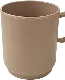 Kelímky, poháriky TVAR - Hrnček 2,5dl svetlohnedý