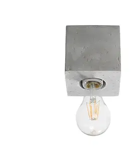 Svietidlá  Stropné svietidlo ABEL 1xE27/60W/230V betón SL.0681
