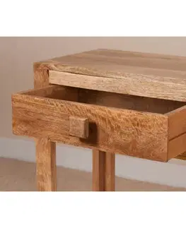 Konzolové stolíky Konzolový stolík Hina 110x76x35 z mangového dreva