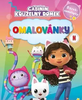 Nalepovačky, vystrihovačky, skladačky Gábinin kouzelný domek - Omalovánky - Kolektív autorov