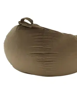 Sedacie vaky KONDELA Trikalo sedací vak sivohnedá (taupe)