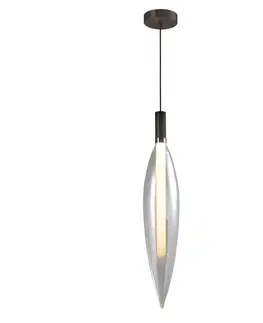 Stropná svetla Lampa wisząca Nordic szklana transparentna tuba pojedyncza do salonu