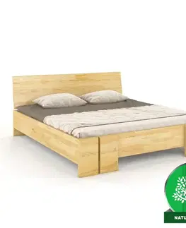 Dvojlôžkové postele Posteľ buková Skandica Vestre maxi 140X200 prírodná
