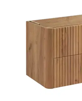 Skrinky do kúpeľne Elvisia Skrinka pod umývadlo LINEA Oak craft | 80 cm