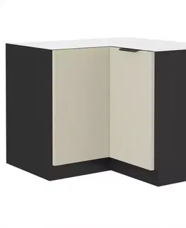 Kuchynské skrinky stojace Kuchynská skrinka Arona cashmere 90x90 Dn 2f bb