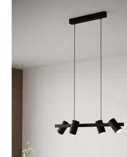 Svietidlá Eglo 99463 - Luster na lanku GATUELA 4xE14/25W/230V 99463
