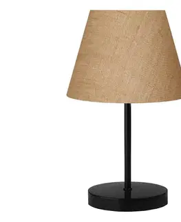 Lampy  Stolná lampa AYD 1xE27/40W/230V hnedá/čierna 780SGN2544
