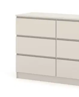 Komody ArtBm Komoda MAJA 120 S6 | cashmere
