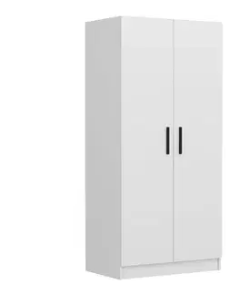 Šatňové skrine Šatníková skriňa Kale Chain White - 190
