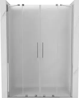 Sprchovacie kúty MEXEN/S - Velar Duo posuvné sprchové dvere 150, dekor, chróm 871-150-000-32-01