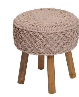 Taburety a podnožky Macramé taburet