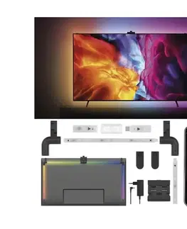 LED osvetlenie  LED RGBIC Stmievateľný pásik pre TV GoSmart LED/24W/230V 55“ ZTV55