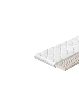 Matrace NABBI Linez 90 obojstranný penový matrac (topper) latex / látka