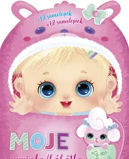 Nalepovačky, vystrihovačky, skladačky Moje miminko/Moje bábätko – Můj den/Môj deň