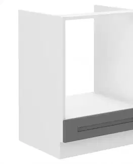 Kuchynské skrinky stojace Kuchynská skrinka Luna dustgrey/biela 60DG BB