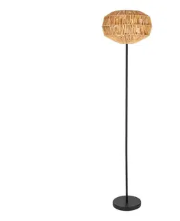 Lampy Eglo 44146 - Stojacia lampa SHELDON 1xE27/40W/230V hnedá 44146