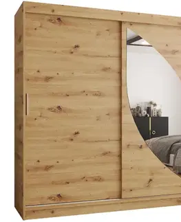 Šatníkové skrine Skriňa Milo 200 artisan