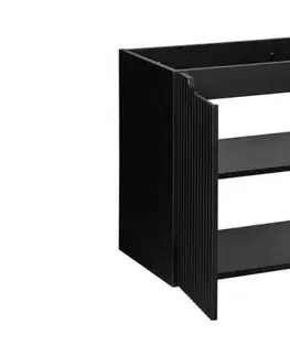 Kúpeľňový nábytok COMAD - Skrinka pod umývadlo 60cm 2 dvierka NOVA BLACK 5907611663752