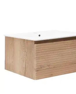 Kúpeľňový nábytok Kúpeľňová skrinka s umývadlom Naturel Savona 98x43x44, 8 cm dub halifax mat SAVONA100DH SAVONA100DH