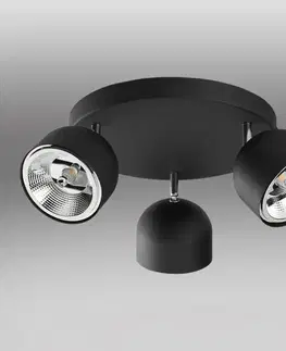 Lampy do obývačky Stropné bodové svietidlo Altea 6519 Black LS3