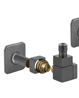 Doplnky do kúpeľne HOPA - EDGE-SET, rohový hranatý ventil (Z2) - Farba - Anthracite, Variant - Pravá RDEDGESETRA
