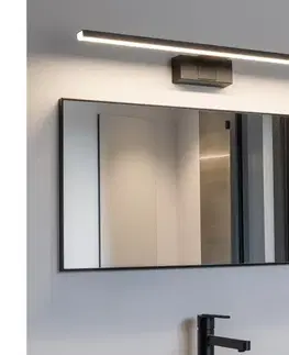 Svietidlá  B.V.  - LED zrkadlové osvetlenie do kúpeľne LED/12W/230V 4000K 60 cm IP44 čierne B10312NR7