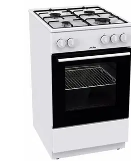 Vybavenie kuchyne Plynový sporák Mora biely P 2240 AW