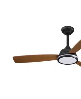 Ventilátory  B.V. -LED Stmievateľný str. látor LED/20W/230V 2700-6500K 132cm+DO hnedá B103133JW