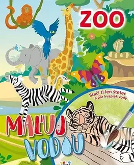 Pre deti a mládež - ostatné Maľuj vodou A4 Zoo