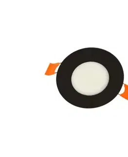 Svietidlá  LED Podhľadové svietidlo GERD LED/3W/230V 4000K čierna SKU014004