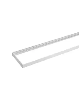 Svietidlá  Kovový rám na inštaláciu LED panelov 1200x300 mm biela 035011_FRAME
