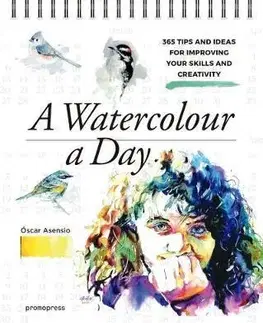 Maliarstvo, grafika Watercolour a Day - Oscar Asensio