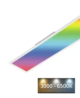 Svietidlá Brilo - LED RGBW Stmievateľné stropné svietidlo SLIM LED/40W/230V + DO 7154-016