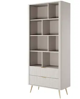 Vitríny a regály do obývačky Regál Lante A Beige