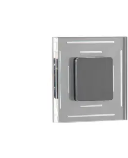 LED osvetlenie LDST SP-01-SC-BZ8- LED schodiskové svietidlo SPACE 8xLED/1,2W/230V matná čierna SP-01-SC-BZ8