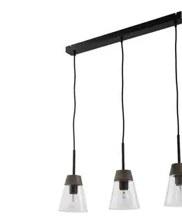 Svietidlá Jupiter 1682 - Luster na lanku DOMINO 3xE27/60W/230V číra 1682