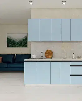 Kuchynské linky LIANA moderná kuchynská linka 260, surf blue