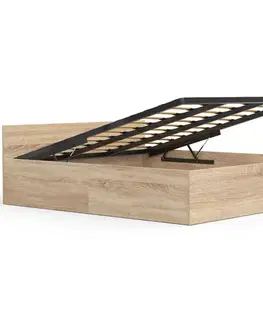Manželské postele Manželská posteľ 180x200 TEREZKA, dub Sonoma