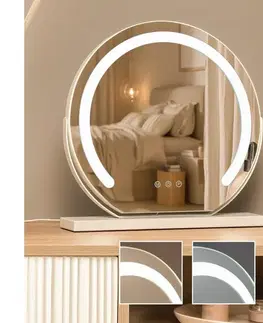 Kúpeľňové zrkadlá BRILAGI - LED stmievateľné zrkadlo na líčenie CALIFORNIA LED/14W/230V 44x40 cm biela FG-M6-WD19-WHT